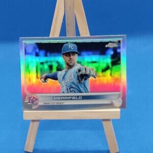 Whit Merrifield #154 Topps Chrome Rainbow Refractor 2022 Kansas City Royals